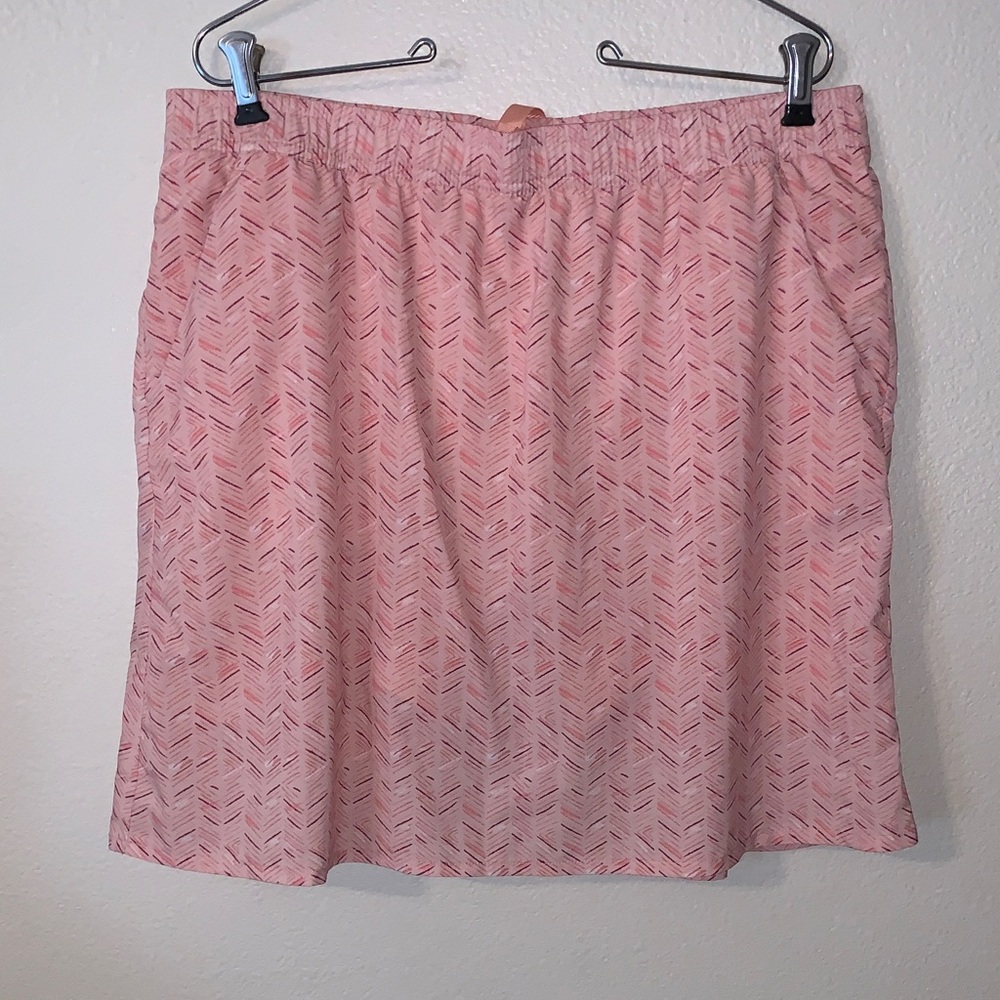 Pacific Trail Pink Patterned Women's Athletic Skort Golf Tennis Hiking